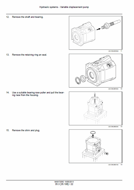 New Holland W270C, W300C Tier 4 Wheel Loader Service Manual - Image 3