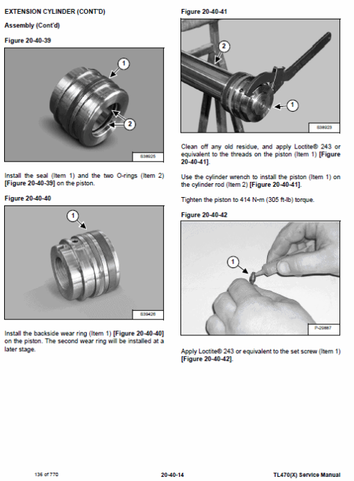 Bobcat TL470 and TL470X Telescopic Handler Service Manual - Image 3