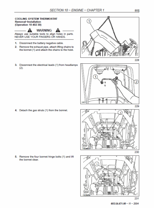 New Holland TD60D, TD70D, TD80D, TD90D, TD95D Tractor Service Manual - Image 3