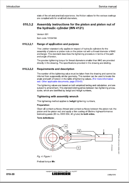 Liebherr L566 Type 1616 Wheel Loader Service Manual - Image 3