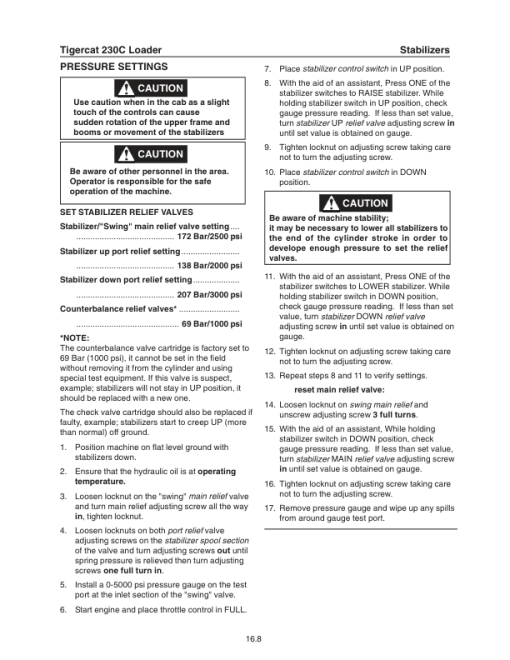 Tigercat 230C Loader Repair Service Manual (2301501 - 2301999) - Image 4