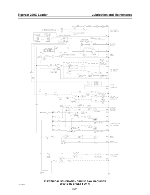 Tigercat 220C Loader Repair Service Manual (2200501 - 2200600) - Image 4