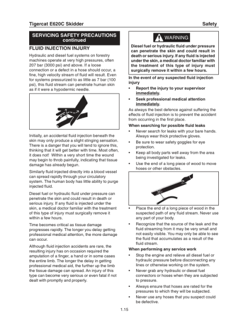 Tigercat E620C Skidder Repair Service Manual (6205001 – 6205200) - Image 3