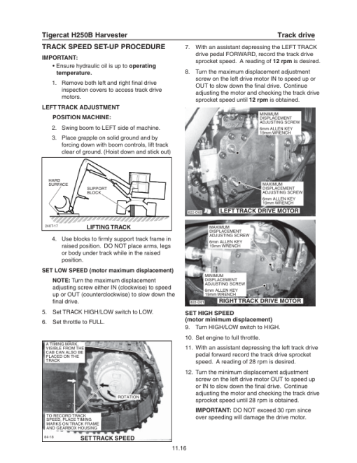 Tigercat H250B Harvester Repair Service Manual (250H0101 - 250H2000) - Image 2