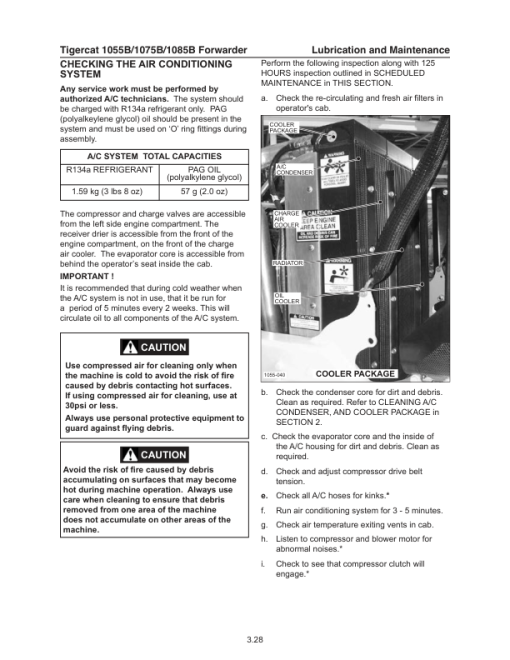 Tigercat 1055B, 1075B, 1085B Forwarder Repair Service Manual - Image 3