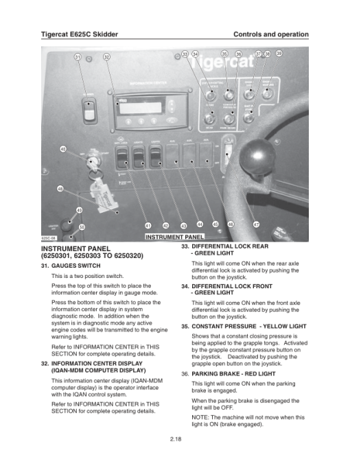 Tigercat E625C Skidder Repair Service Manual (6250301 – 6250330) - Image 3