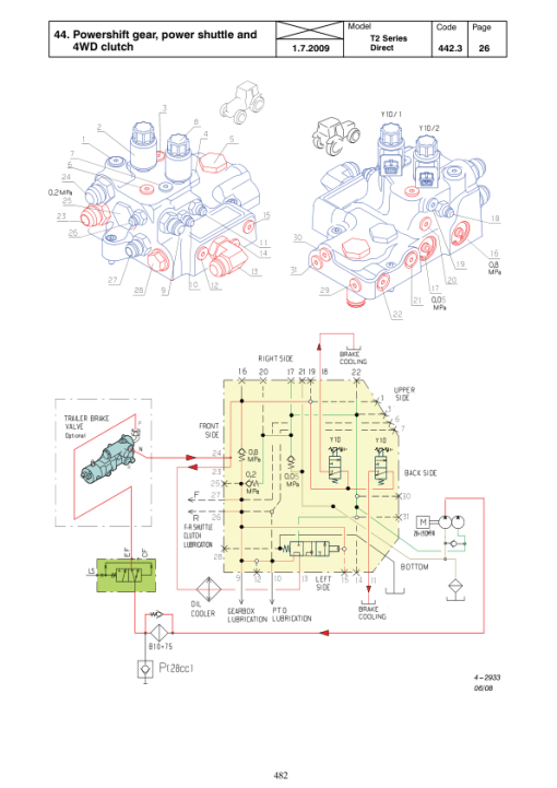 Valtra T132D, T152D, T162D, T172D, T182D, T202D Tractors Repair Manual - Image 2