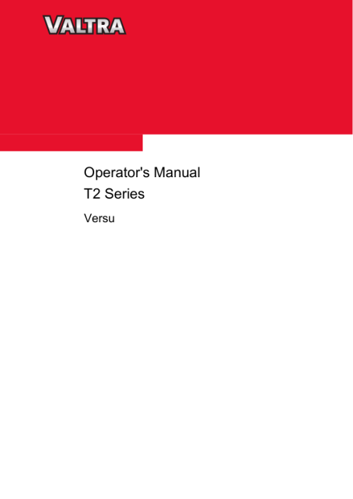 Valtra T132V, T152V, T162V, T172V, T182V, T202V Tractors Repair Manual - Image 2