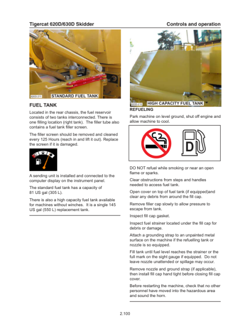 Tigercat 620D, 630D Skidder Repair Service Manual - Image 3