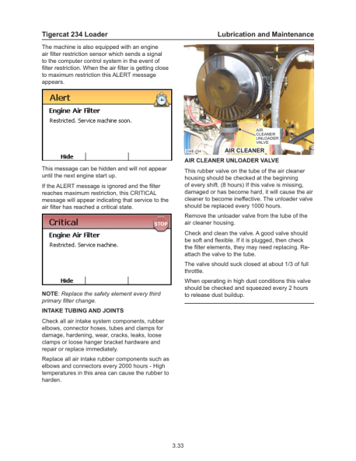 Tigercat 234 Loader Repair Service Manual - Image 2