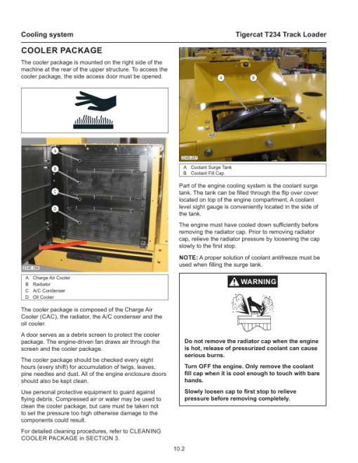 Tigercat T234 Loader Repair Service Manual - Image 2