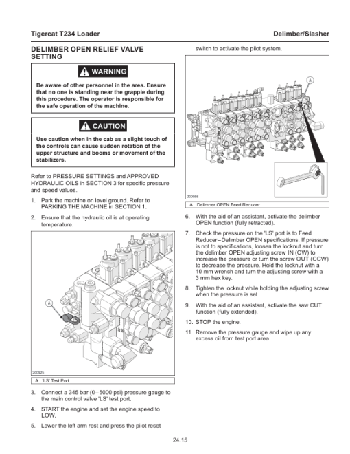 Tigercat T234 Loader Repair Service Manual - Image 3