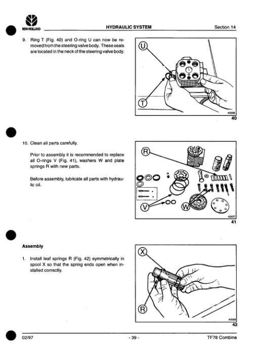 New Holland TF76, TF78 Combine Service Manual - Image 4