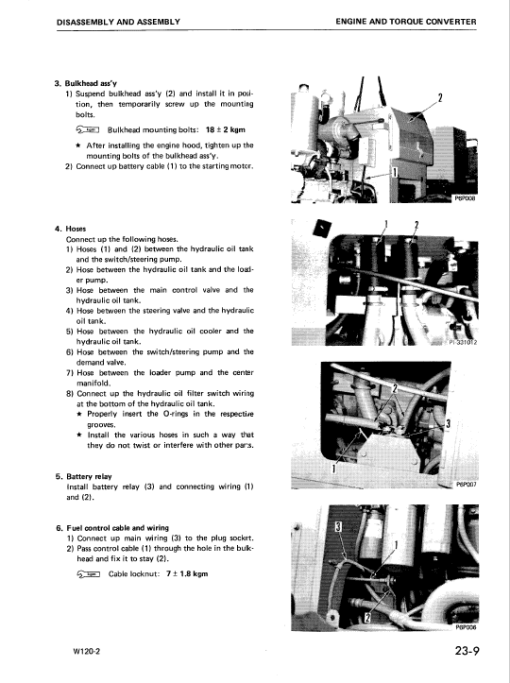 Komatsu W120-2 Wheel Loader Service Manual - Image 4