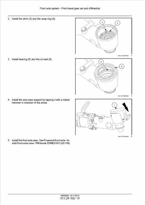 Case Farmall 40B CVT, 45B CVT, 50B CVT Tractor Service Manual - Image 4