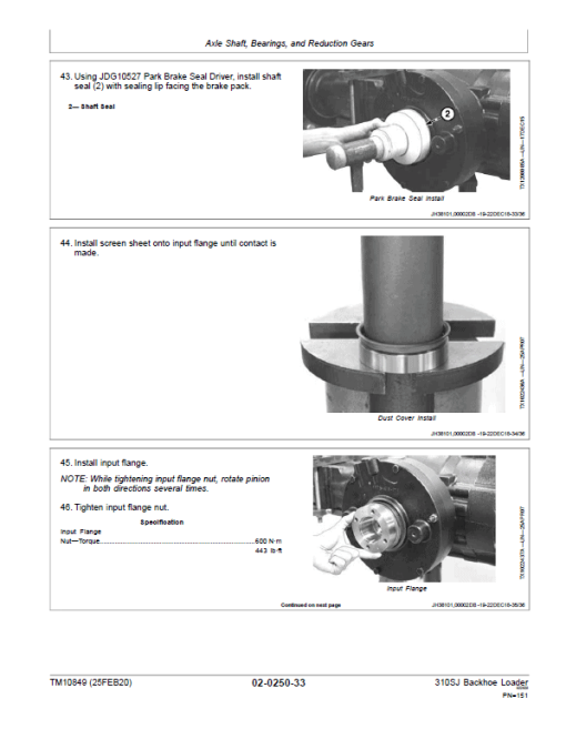 John Deere 310SJ Backhoe Loader Repair Technical Manual (S.N after 159760 - ) - Image 4