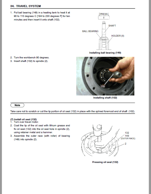 Kobelco 140SRCL-3 Tier 4 Hydraulic Excavator Repair Service Manual - Image 4