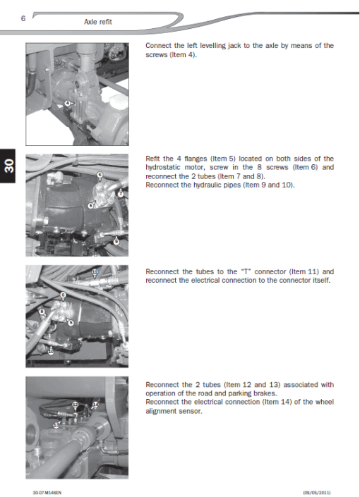 Manitou MRT 1850, MRT 2150, MRT 2540 Euro 3 Privilege Telehandler Repair Manual - Image 4