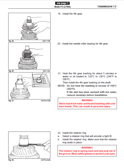 Hino Truck FD2J, FE2J, FF2J, SG1J, SG2J Year 2002 Repair Manual (FD, FE, FF, SG) - Image 3