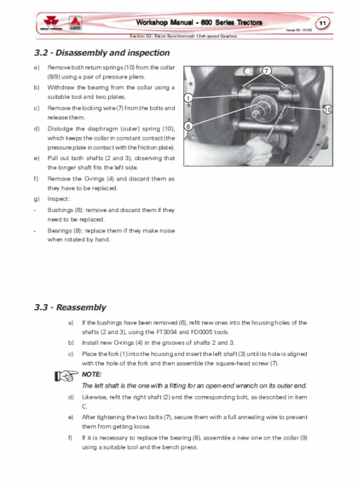 Massey Ferguson 630, 650, 660, 680 Tractor Service Manual - Image 4