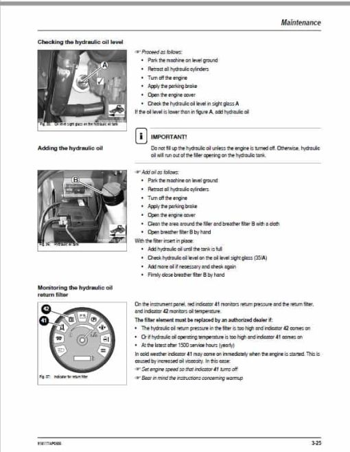 Gehl 480 Wheel Steer Loader Repair Service Manual - Image 4