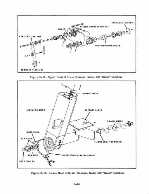 Case 600, 660 Combine Trencher Repair Service Manual - Image 4