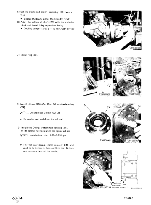 Komatsu PC60-5, PC60L-5, PC60U-5 Excavator Service Manual - Image 4