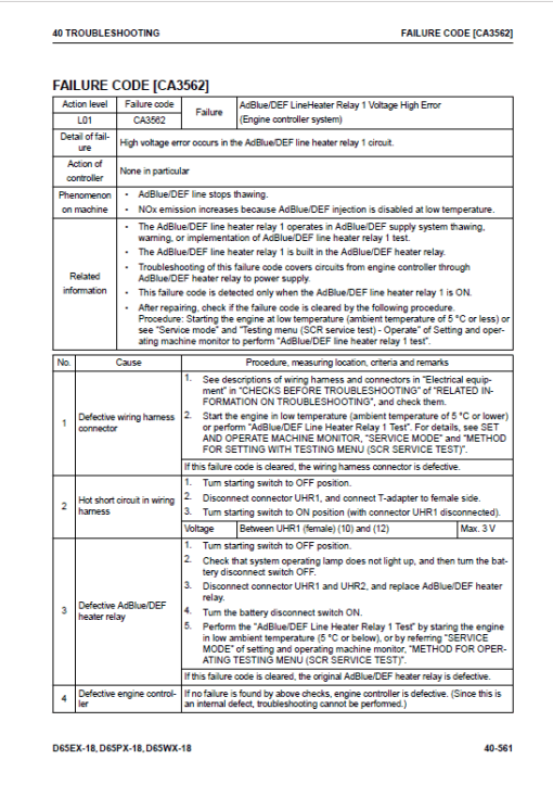 Komatsu D65EX-18, D65PX-18, D65WX-18 Dozer Service Manual - Image 4