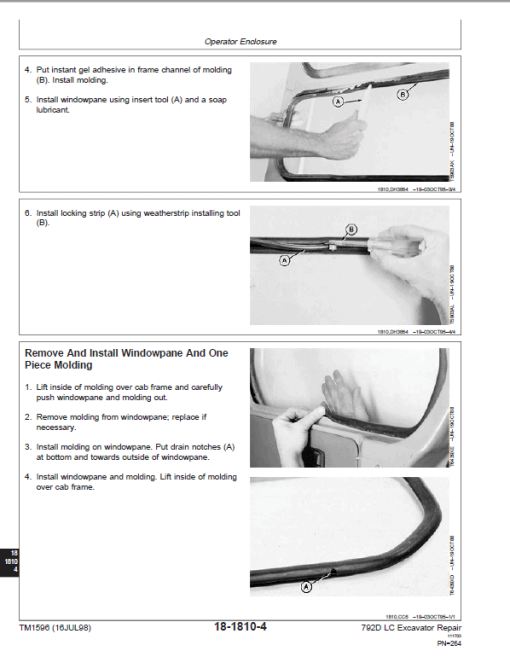 John Deere 792D LC Excavator Repair Technical Manual - Image 4