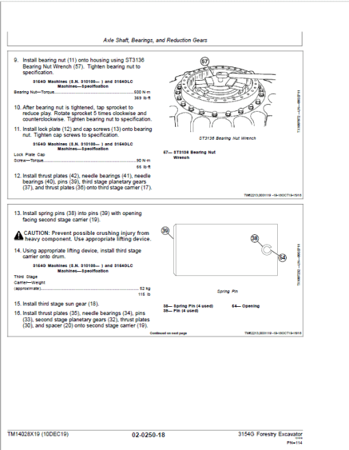 John Deere 3154G Swing Excavator Repair Technical Manual (S.N after D310001 - ) - Image 4