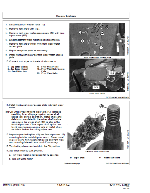 John Deere 624K 4WD Loader with Engine T2 & T3 Technical Manual (SN. 642635 - 658064) - Image 4