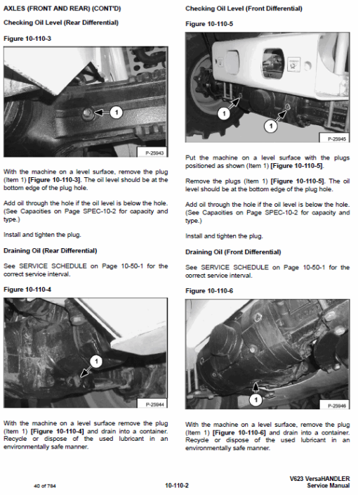 Bobcat V623 VersaHANDLER Telescopic Service Manual - Image 3