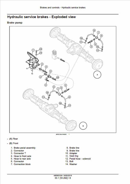 Case W20F Wheel Loader Service Manual - Image 4