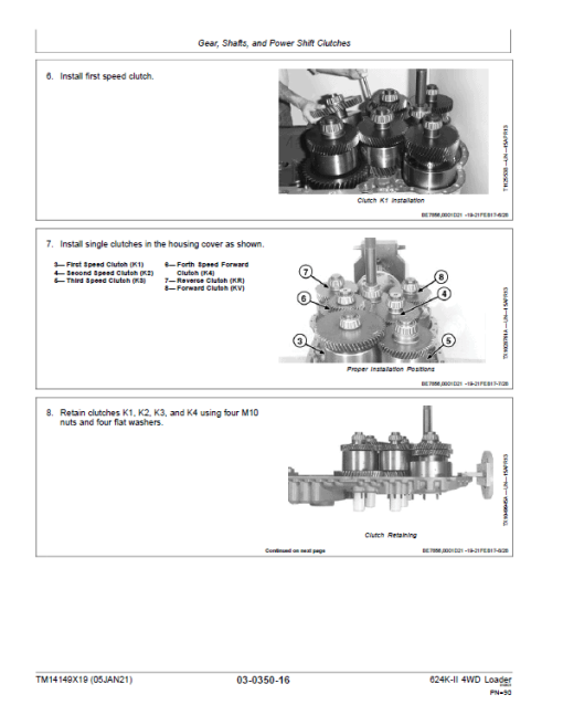 John Deere 624K-II 4WD Loader Technical Manual (S.N after C677549 & D677549 - ) - Image 4