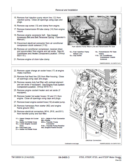 John Deere 670G, 670GP, 672G, 672GP Grader Technical Manual (S.N 656729 -678817) - Image 4