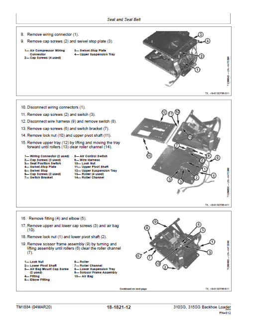 John Deere 310SG, 315SG Backhoe Loader Repair Technical Manual - Image 4