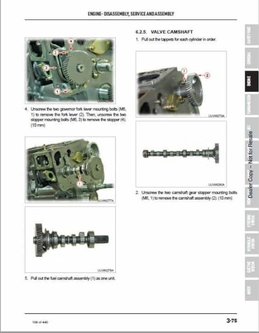 Bobcat CT1021, CT1025 Compact Tractor Service Manual - Image 4