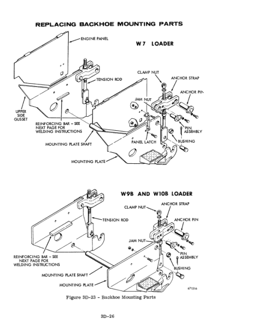 Case W8B, W9B, W10B Loaders Service Manual - Image 4