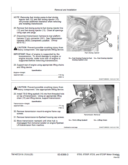 John Deere 670G, 670GP, 672G, 672GP Grader Technical Manual (S.N F680878 - F680877 ) - Image 4