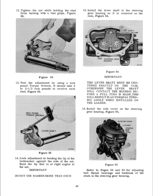 Case W8C, W9C, W10C Loaders Service Manual - Image 4