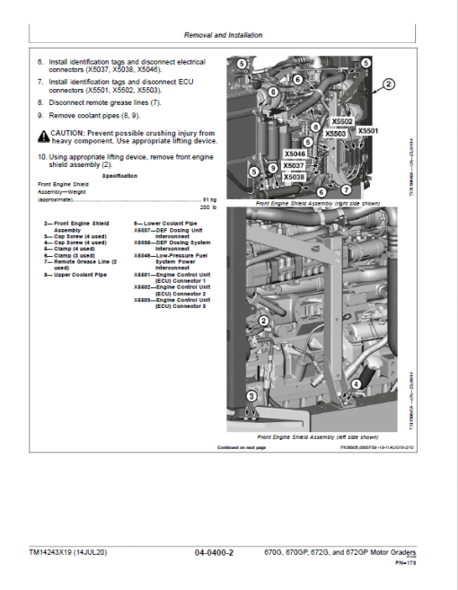 John Deere 670G, 670GP, 672G, 672GP Grader Technical Manual (S.N F680878 & L700954 - ) - Image 3