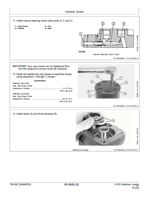 John Deere 410G Backhoe Loader Repair Technical Manual - Image 4