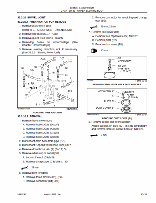 New Holland E80 Midi Crawler Excavator Service Manual - Image 4