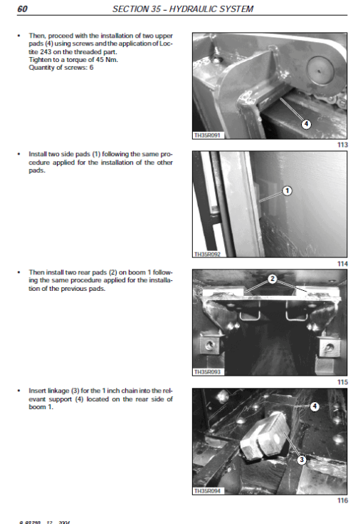 Case TX130-30 and TX130-33 Telescopic Handler Service Manual - Image 4