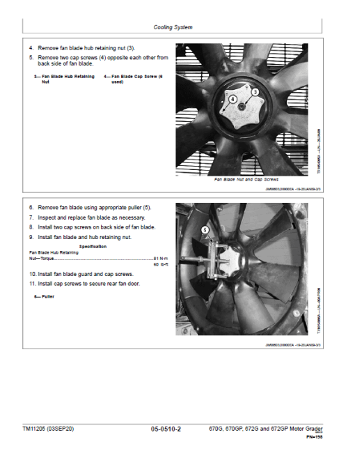 John Deere 670G, 670GP, 672G, 672GP Grader Technical Manual (SN - 634753) - Image 4