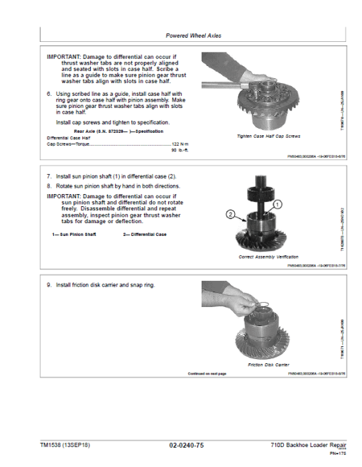 John Deere 710D Backhoe Loader Repair Technical Manual - Image 4