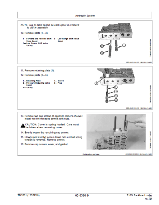 John Deere 710G Backhoe Loader Repair Technical Manual - Image 4