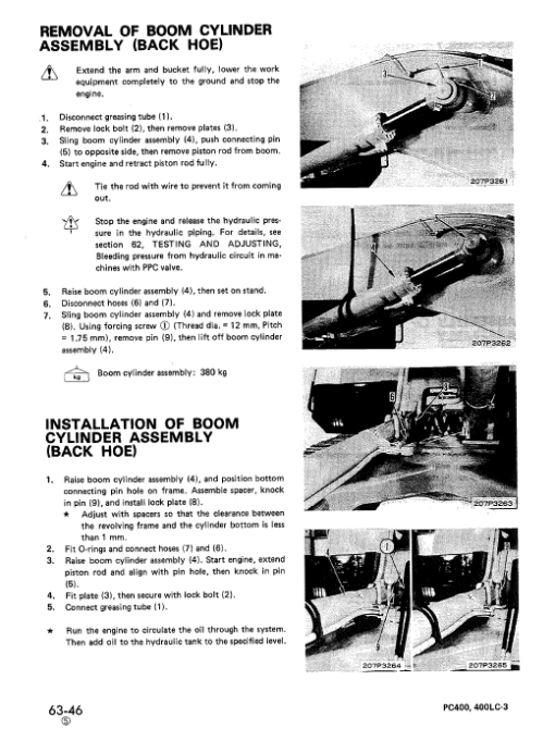 Komatsu PC400-3, PC400LC-3 Excavator Service Manual - Image 4