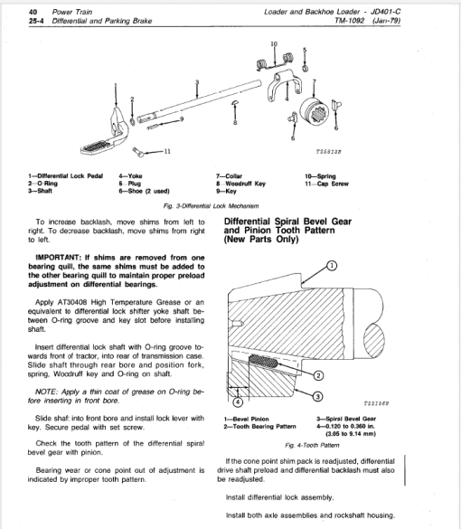 John Deere 401C Backhoe Loader Repair Technical Manual (TM1092) - Image 5