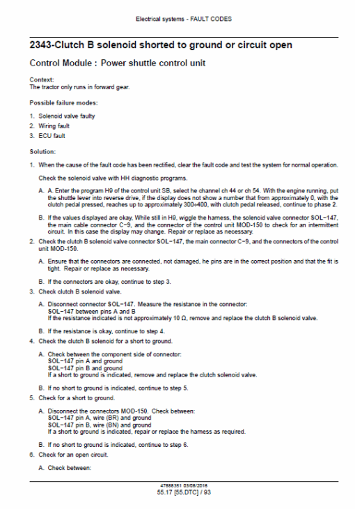 New Holland T4030N, T4040N, T4050N, T4060N Tractor Service Manual - Image 4